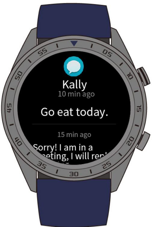 HONOR SMARTWATCH MAGIC BLACK - Affichage des rappels de messages et du contenu - 1