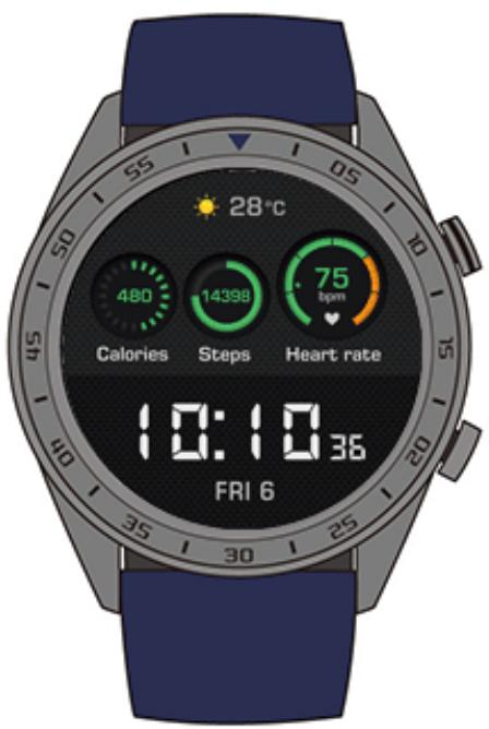 HONOR SMARTWATCH MAGIC BLACK - Régler la luminosité de l'écran - 1