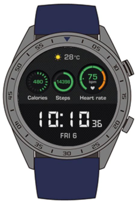 HONOR SMARTWATCH MAGIC BLACK - Changer le cadran de la montre - 1