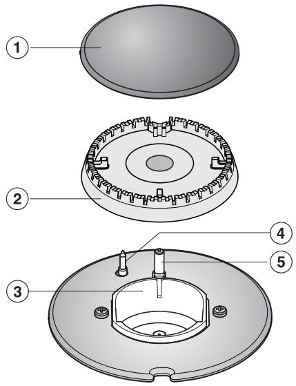 MIELE CS7102FL - Brûleur - 1