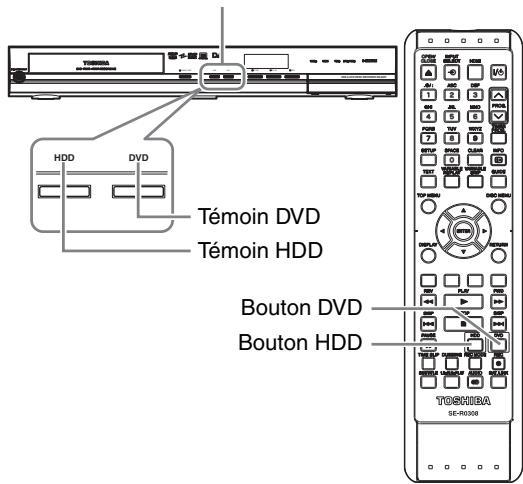 TOSHIBA RD-98DT - Passage Entre modes HDD / DVD - 1