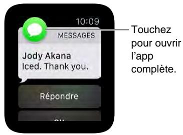 APPLE WATCH42GRiSiD - Répondre aux notifications dés leur réception - 1