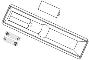 TANGENT TNR 200 ARGENT - Mise en place des piles - 2