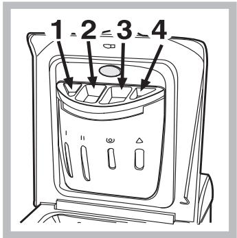 ARISTON AVTL 149 BLANC - Tiroir à produits lessiviels - 1