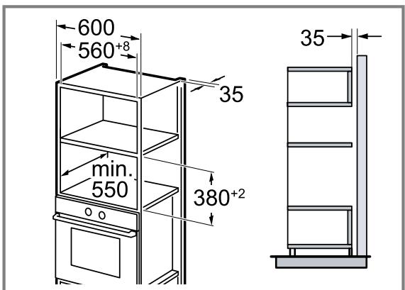 BOSCH BFL9221B1 - Inbouw in een hoge kast - 1