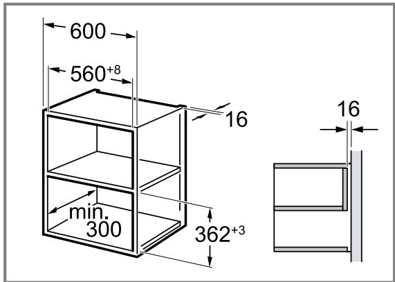BOSCH BFL9221B1 - Einbau in einen Oberschrank - 1
