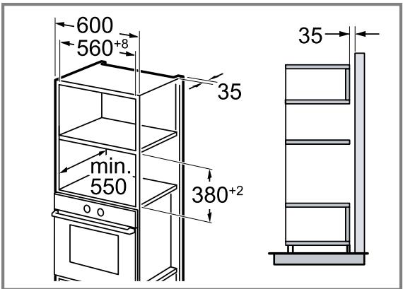 BOSCH BFL9221B1 - Installation dans un meuble haut - 1