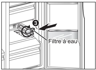 PANASONIC NR-B53V1-XE - Mise en place du filtré à eau - 2