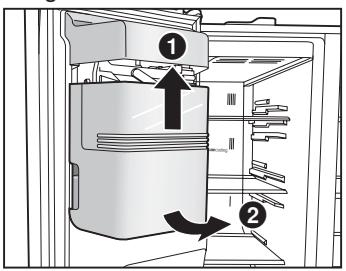 PANASONIC NR-B53V1-XE - Lorsque le bac à glaçons ne peut pas être installé correctement - 1
