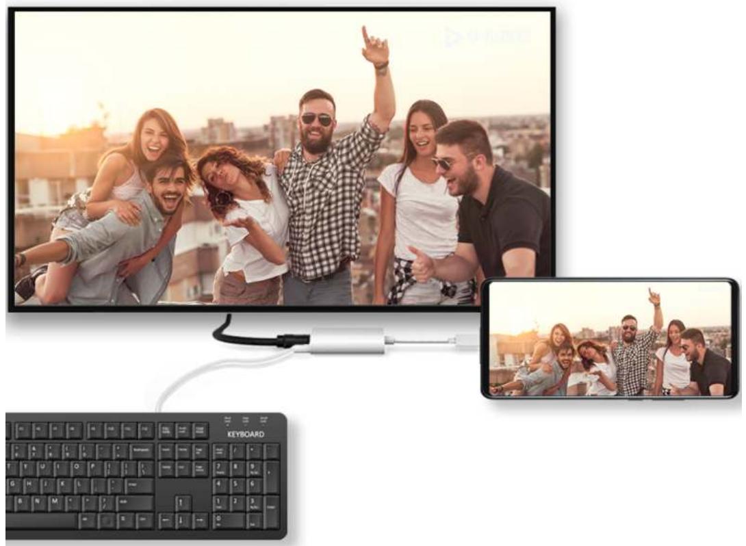 HUAWEI P40 PRO 256G - Projection via une station d'accueil - 2