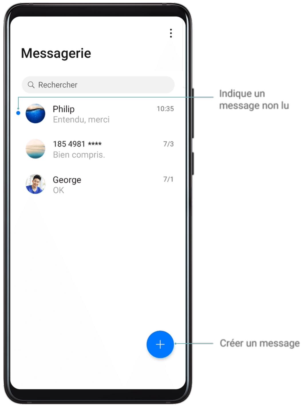 HUAWEI P40 PRO 256G - Envoyer et généres messages - 1