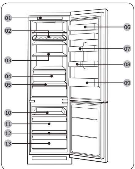 SAMSUNG BRB26612FWW - Présentation rapide du réfrigérateur - 1