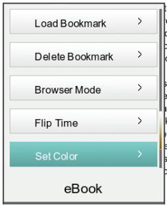 IT WORKS R703 - como usar el menu de.optiones en la頁ina de libros - 2