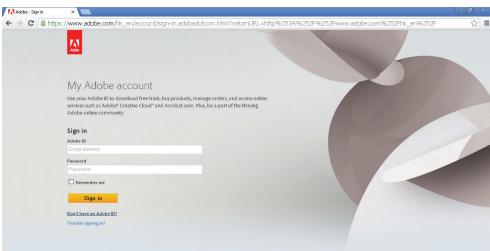IT WORKS R703 - Adobe ID Set up - 2
