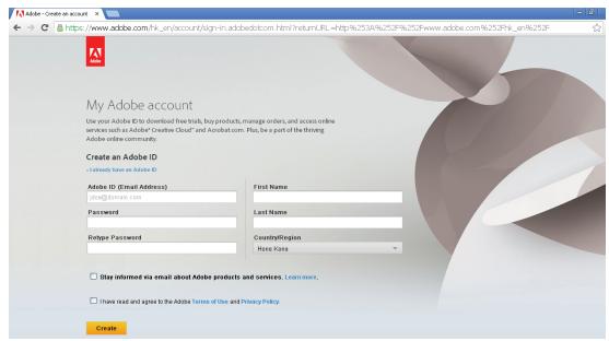 IT WORKS R703 - Adobe ID instellen - 2