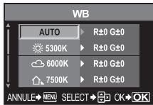 OLYMPUS NC - Utilisez _^ pour selectionner le sens de la couleur. - 1