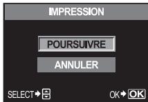 OLYMPUS NC - Une fois que vous avez regle l'impression et les données d'impression pour les images, Sélectionnez [OK] et appuyez sur ©. - 2