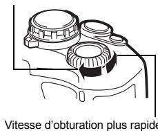 OLYMPUS NC - Réglez la molette de mode sur M et tournez la molette de réglage pour régler la valeur. - 2
