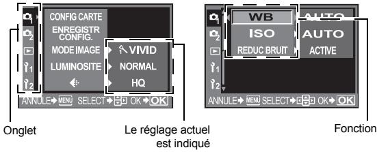 OLYMPUS NC - Utilisez pour selectionner un onglet. - 1