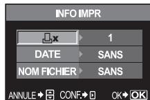 OLYMPUS NC - Réglage des données d'impression - 1