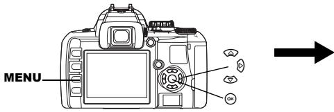 OLYMPUS NC - Appuyez sur la touche MENU. - 1