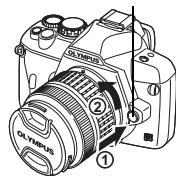 OLYMPUS NC - Retrait de l'objetif de l'appareil photo - 2