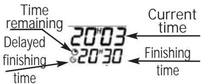 DE DIETRICH DVI460BF1 - Everyday: selecting a delayed programme finishing time - 1