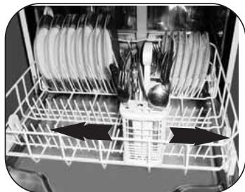 DE DIETRICH DVI460BF1 - The sliding cutlery baskets - 1