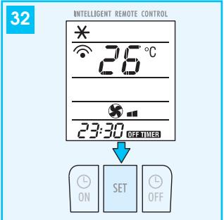 DELONGHI PAC W130A - Programmation de I'arrêt - 1