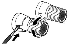 DARTY SAC600EGSARGENT - Ruotare le ghiere per allentare e insere i fili nei fori. - 1