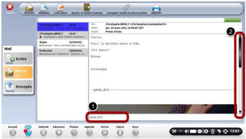 ORDISSIMO AGATHE2/iNTEL N3050 2G 64G 14P - Vous avez reçu un mail avec une pièce jointe - 1