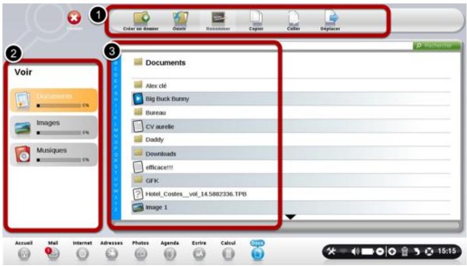 ORDISSIMO AGATHE2/iNTEL N3050 2G 64G 14P - Principaux éléments de l'application "docs - 1