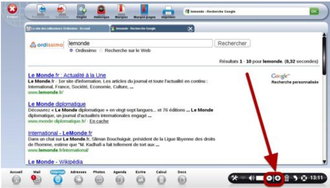 ORDISSIMO AGATHE2/iNTEL N3050 2G 64G 14P - Détail de la barre d'outils - 3