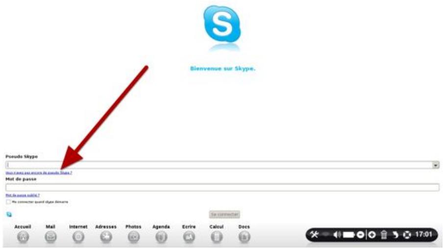 ORDISSIMO AGATHE2/iNTEL N3050 2G 64G 14P - Création de votre compte "skype - 1