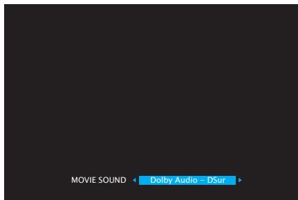 DENON AVC-S660H - Passage au mode audio - 1