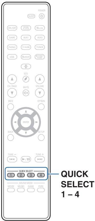 DENON AVC-S660H - Fonction de selection rapide plus - 1