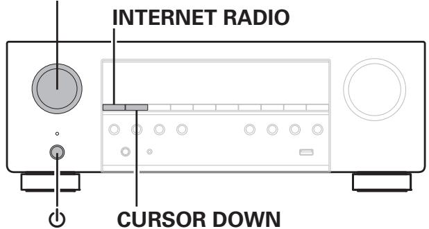 DENON AVC-S660H - Réinitialisation des réglages du réseau - 1