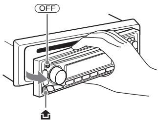 AIWARE CDC-R104 - Pour détacher le panneau avant - 1