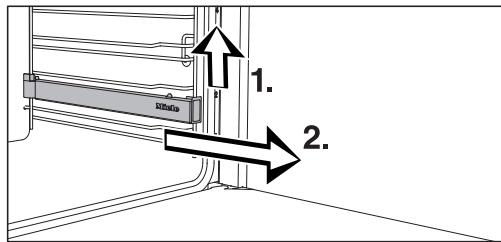 MIELE DGC7660HCP - Monter et démonter les rails coulissants FlexiClips - 3