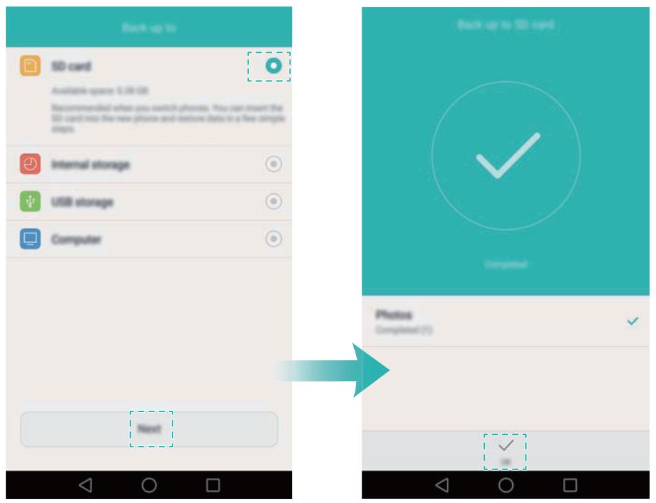 HONOR 6X PRO GOLD - Sauvegarder des données sur une carte microSD - 1