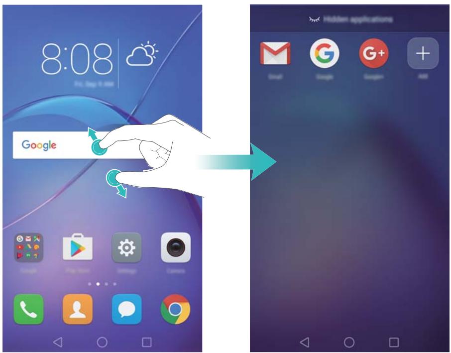 HONOR 6X PRO GOLD - Trouver des applications masquées - 1