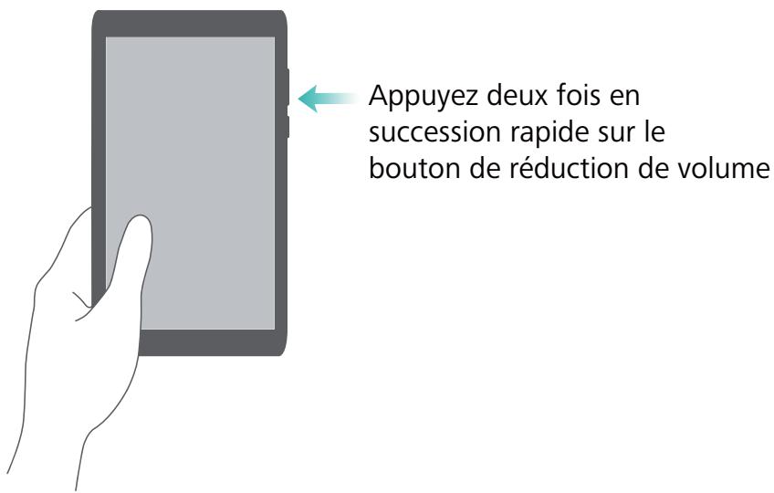 HONOR 6X PRO GOLD - Prendre des photos quand l'écran est étéint - 1