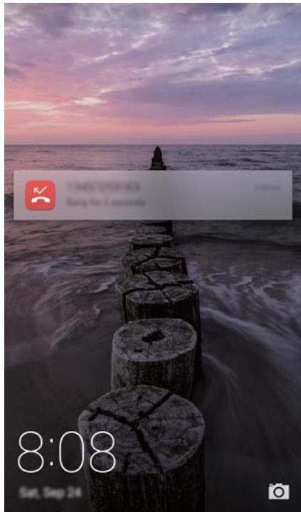 HONOR 6X PRO GOLD - Afficher les notifications sur l'écran de verrouillage - 1