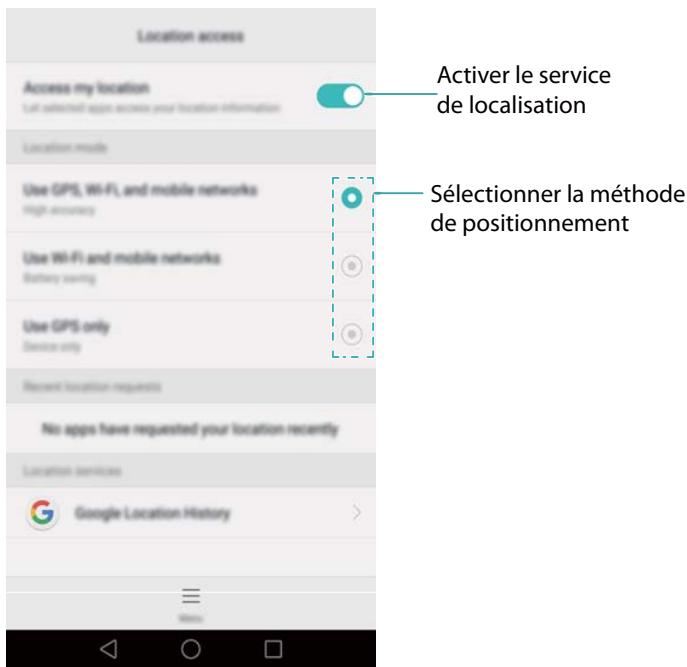 HONOR 6X PRO GOLD - Activier le service de localisation - 1