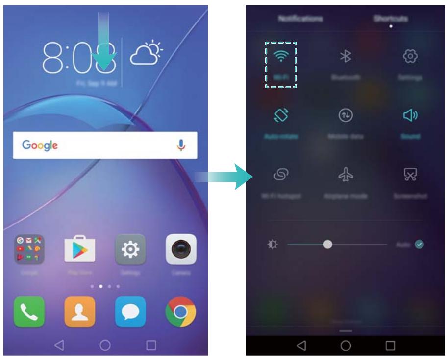 HONOR 6X PRO GOLD - Se connecter à un réseau Wi-Fi - 1
