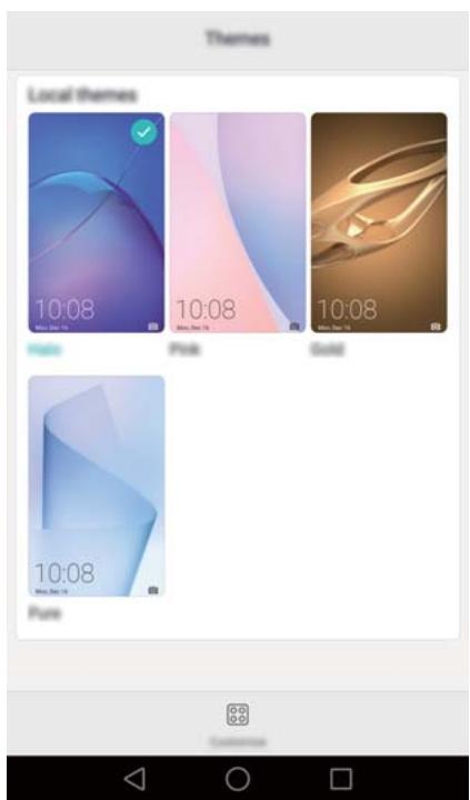 HONOR 6X PRO GOLD - Changer de thème - 1
