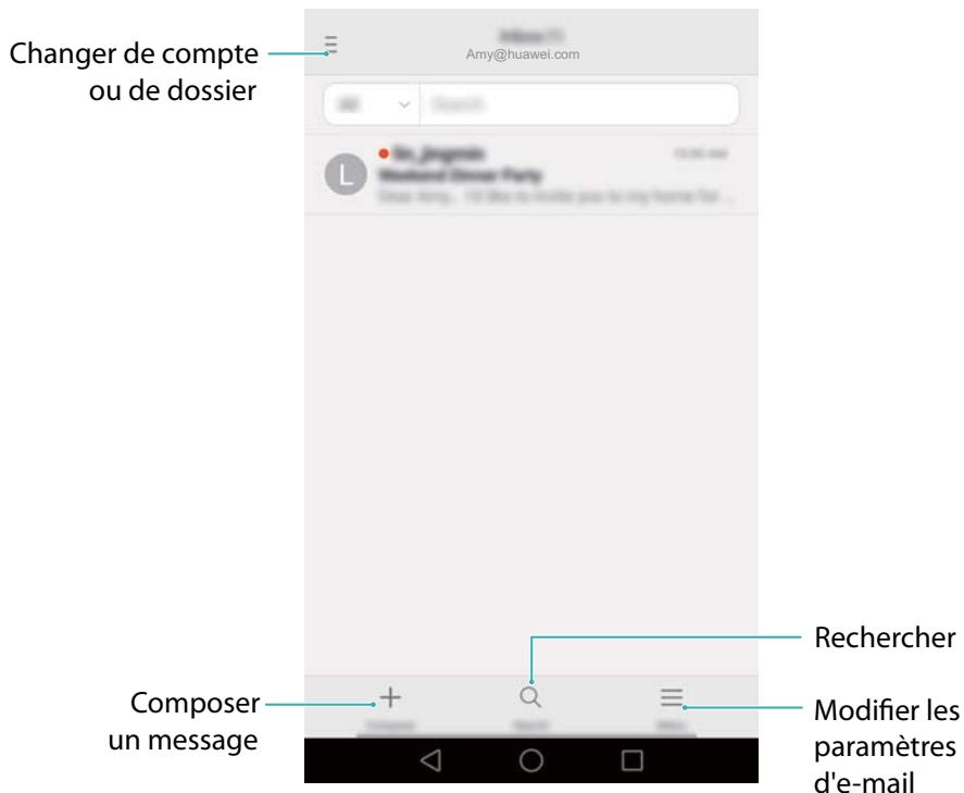 HONOR 6X PRO GOLD - Ajouter un compte de messagerie personnel - 1