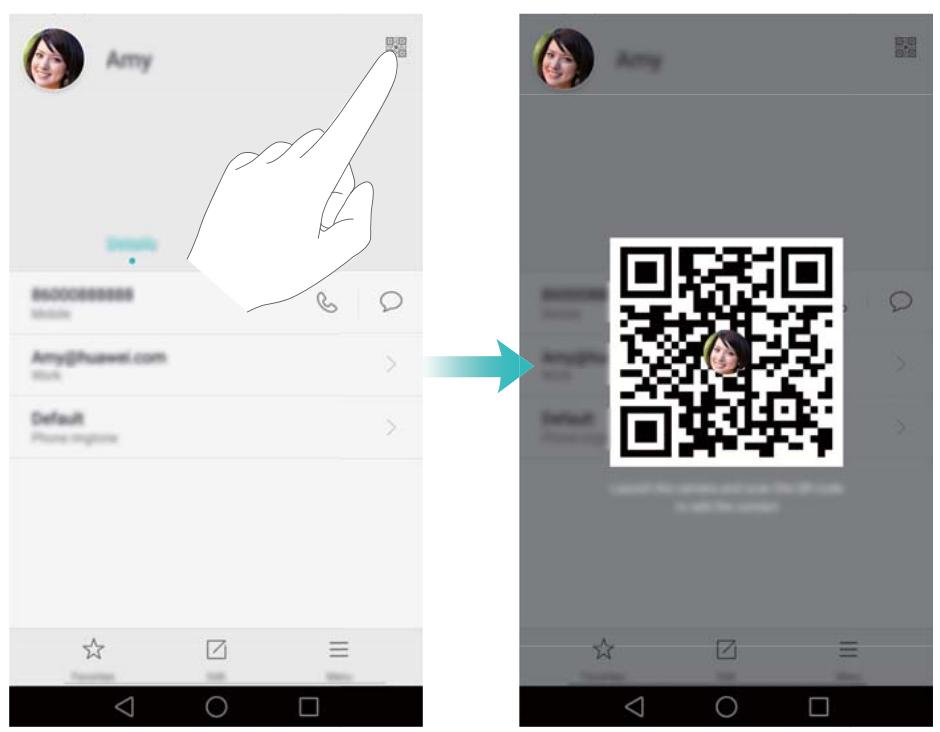 HONOR 6X PRO GOLD - Partager votre carte QR - 1