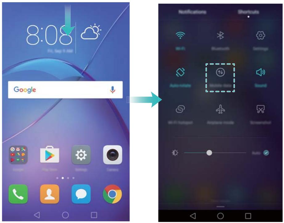 HONOR 6X PRO GOLD - Activer les données mobiles - 2