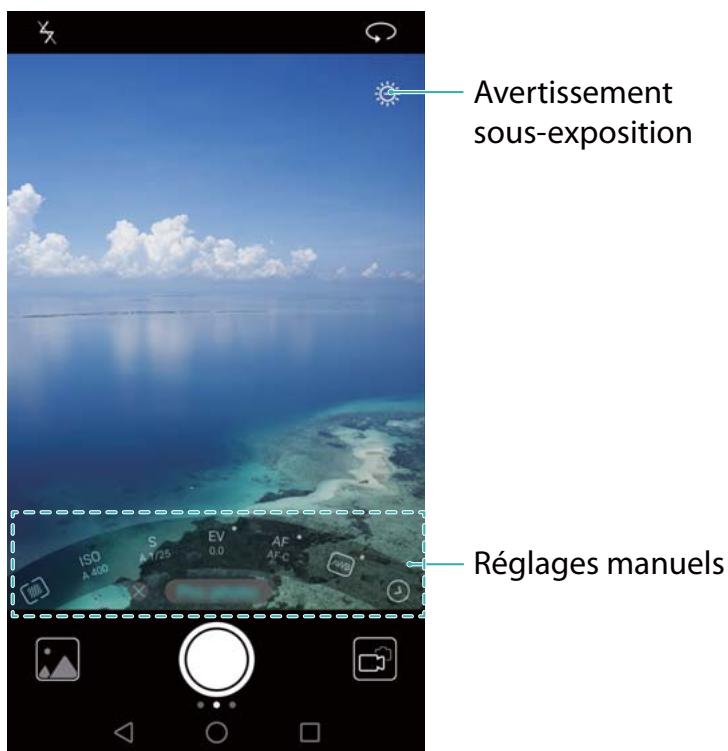 HONOR 6X PRO GOLD - Paramètres apparéil photo pro - 1